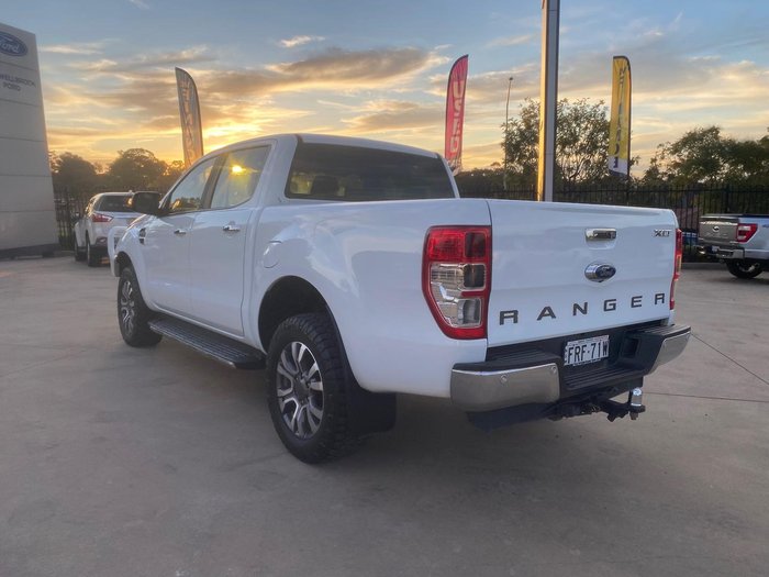 2018 Ford Ranger XLT PX MkII MY18 4X4 Dual Range Frozen White