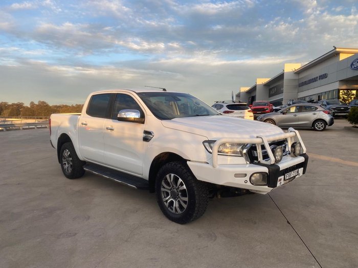 2018 Ford Ranger XLT PX MkII MY18 4X4 Dual Range Frozen White