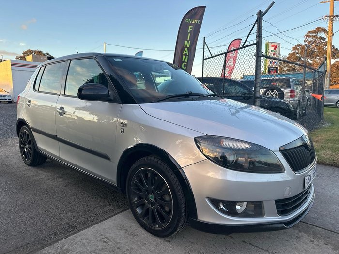 2013 SKODA Fabia 77TSI Monte Carlo 5JF MY13 Brilliant Silver