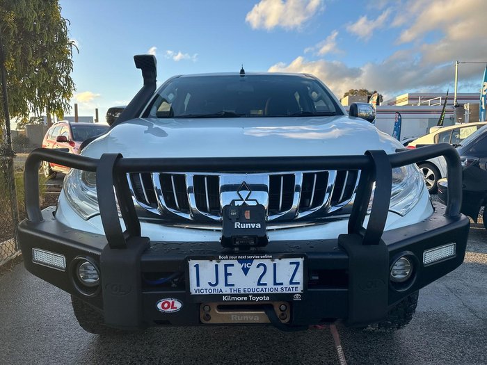 2016 Mitsubishi Triton GLX MQ MY16 4X4 Dual Range White