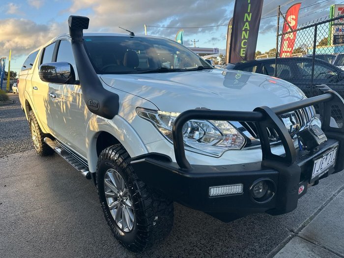 2016 Mitsubishi Triton GLX MQ MY16 4X4 Dual Range White