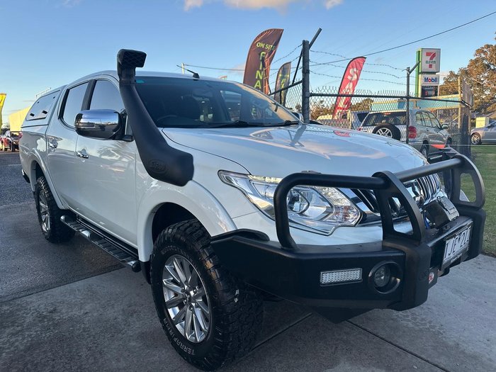 2016 Mitsubishi Triton GLX MQ MY16 4X4 Dual Range White