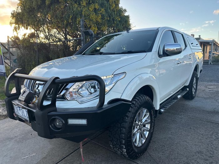 2016 Mitsubishi Triton GLX MQ MY16 4X4 Dual Range White