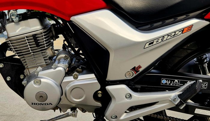 2012 Honda CB125E CB Red