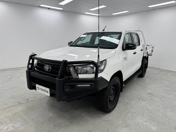 2021 Toyota Hilux SR GUN126R 4X4 Dual Range Glacier White