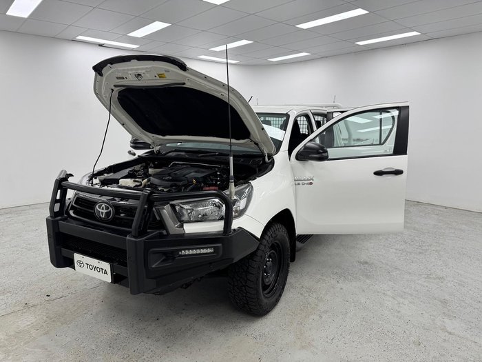 2021 Toyota Hilux SR GUN126R 4X4 Dual Range Glacier White