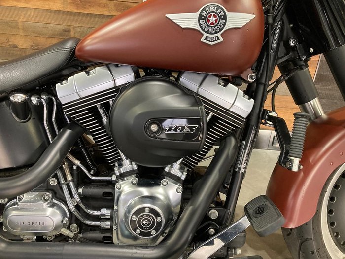 2017 Harley-Davidson Fat Boy Lo 1690 (FLSTFB) Softail Brown