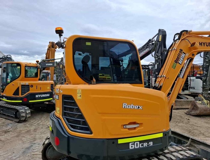 2022 Hyundai R60cr-9 Yellow