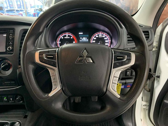 2019 Mitsubishi Triton GLX ADAS MR MY19 4X4 Dual Range White