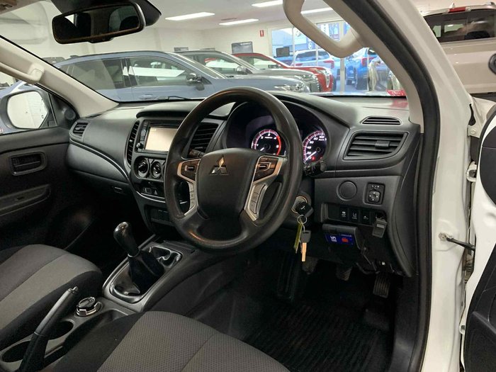 2019 Mitsubishi Triton GLX ADAS MR MY19 4X4 Dual Range White