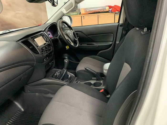 2019 Mitsubishi Triton GLX ADAS MR MY19 4X4 Dual Range White