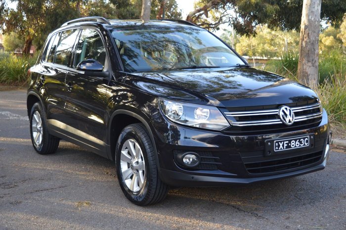 2013 Volkswagen Tiguan 132TSI Pacific 5N MY14 Four Wheel Drive Deep Black