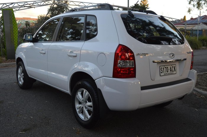 2009 Hyundai Tucson City SX JM MY09 Noble White