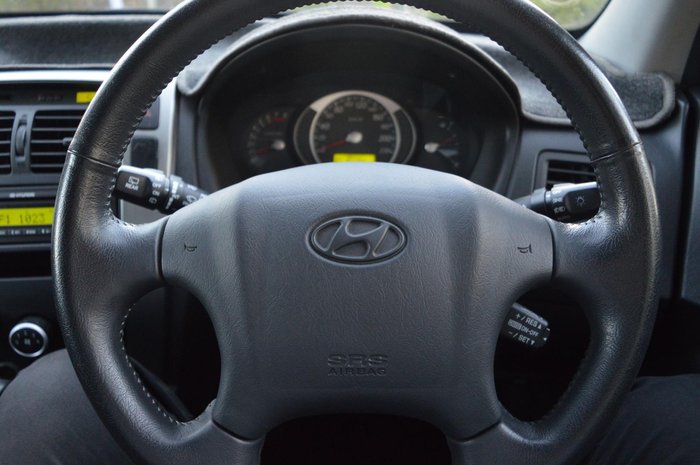2009 Hyundai Tucson City SX JM MY09 Noble White