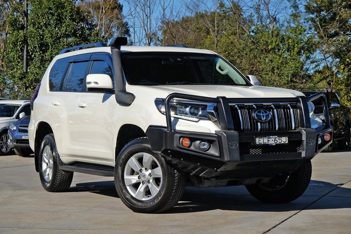 2020 Toyota Landcruiser Prado GXL GDJ150R 4X4 Dual Range Glacier White