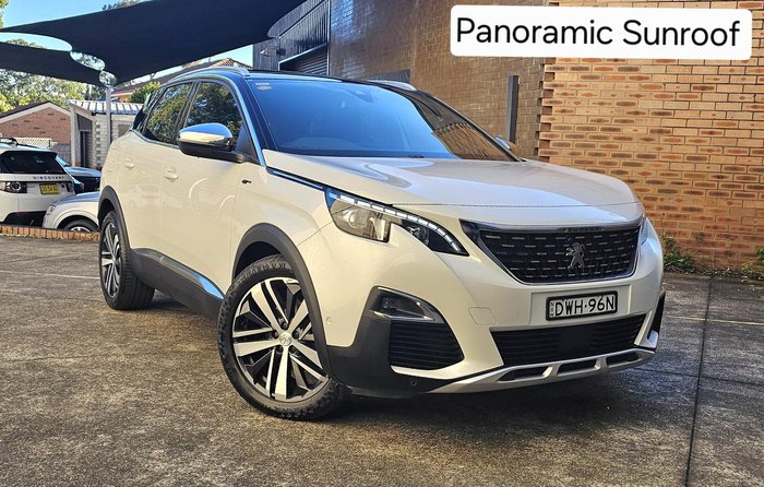 2018 Peugeot 3008 GT P84 MY18 Pearl White