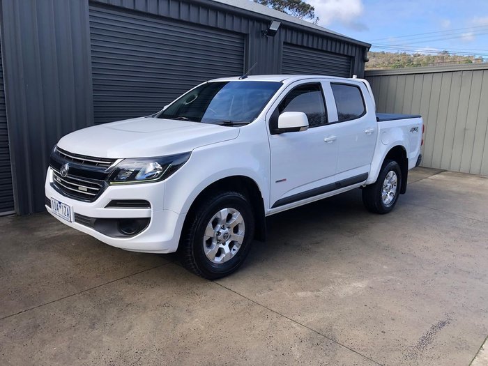 2018 Holden Colorado LS RG MY19 4X4 Dual Range Summit White