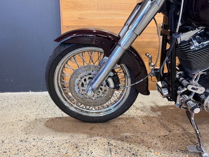 2007 Harley-davidson FLSTF FAT BOY Red