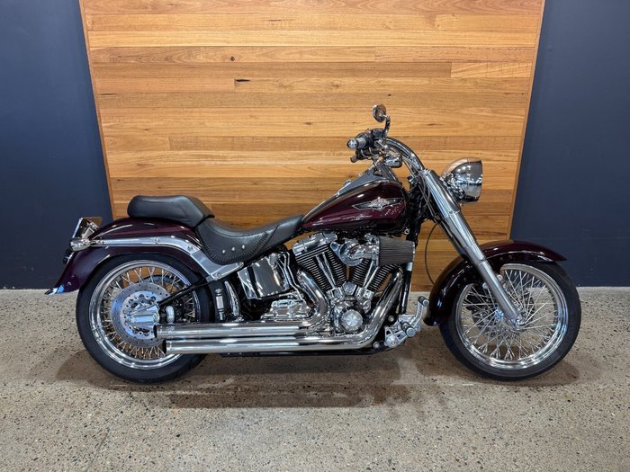 2007 Harley-davidson FLSTF FAT BOY Red