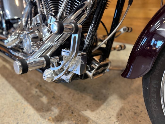 2007 Harley-davidson FLSTF FAT BOY Red