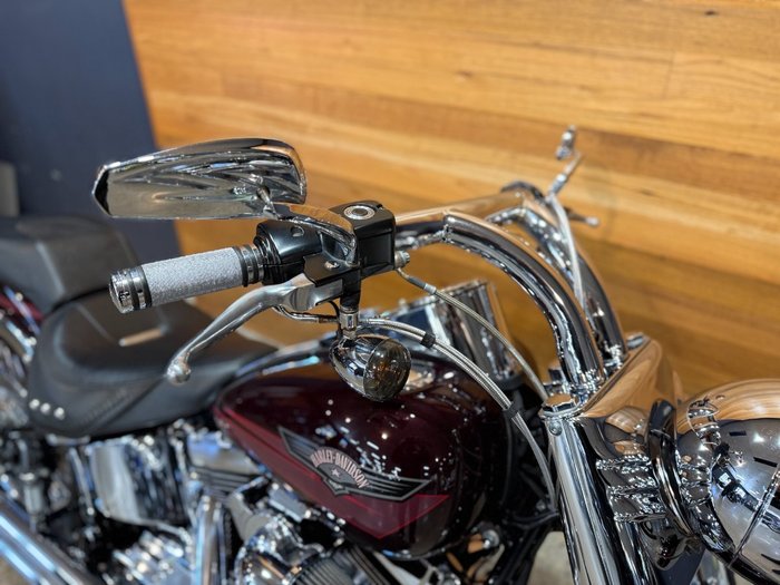 2007 Harley-davidson FLSTF FAT BOY Red