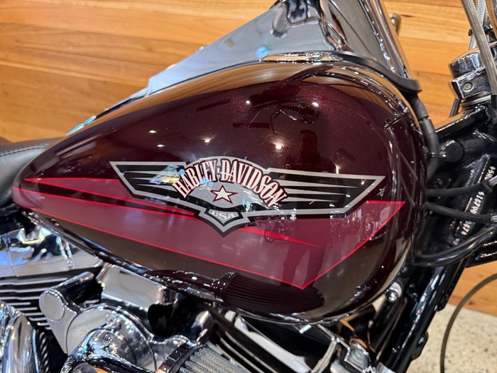 2007 Harley-davidson FLSTF FAT BOY Red