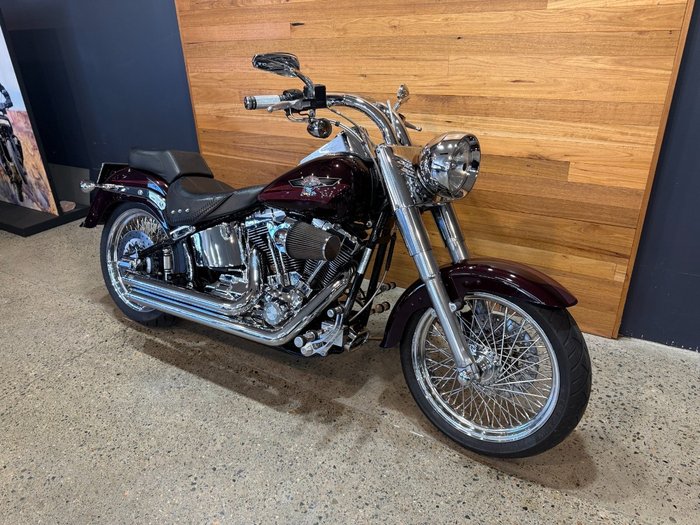 2007 Harley-davidson FLSTF FAT BOY Red