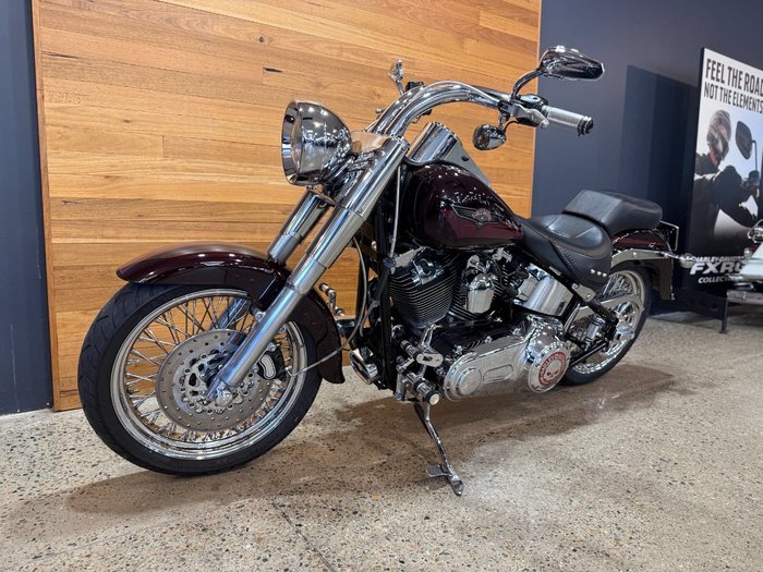 2007 Harley-davidson FLSTF FAT BOY Red