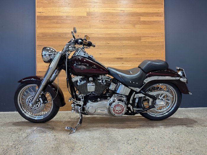 2007 Harley-davidson FLSTF FAT BOY Red