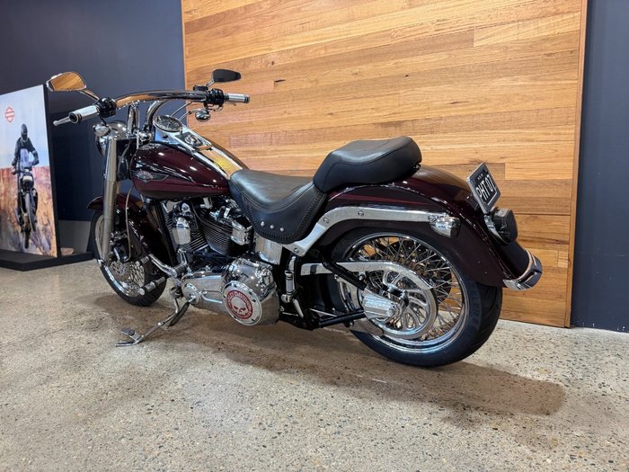 2007 Harley-davidson FLSTF FAT BOY Red