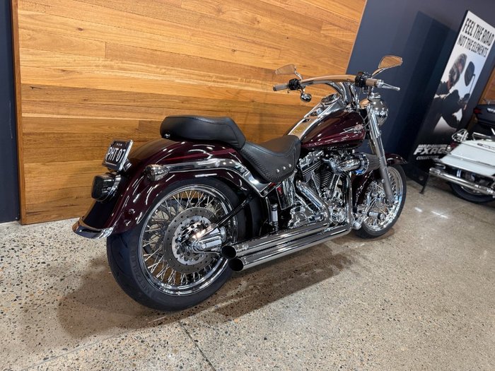 2007 Harley-davidson FLSTF FAT BOY Red