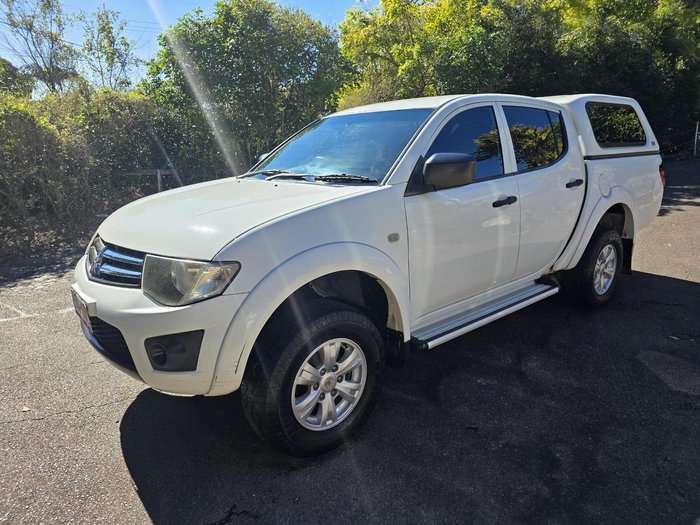 2014 Mitsubishi Triton GLX MN MY15 4x2 White