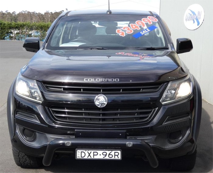 2017 Holden Colorado LS RG MY18 4X4 Dual Range Mineral Black