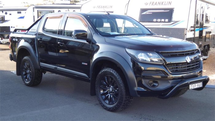 2017 Holden Colorado LS RG MY18 4X4 Dual Range Mineral Black