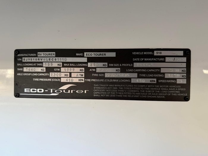 2020 Eco Tourer 510 Slipstream Club Lounge