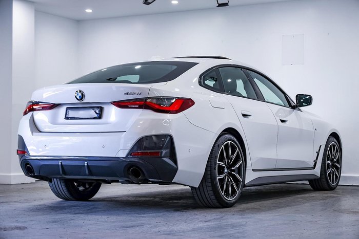 2021 BMW 4 Series 420i M Sport G26 Mineral White