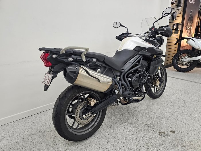 Triumph 2012 Triumph 800cc Tiger TIG800ABS White