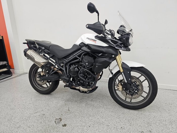 Triumph 2012 Triumph 800cc Tiger TIG800ABS White