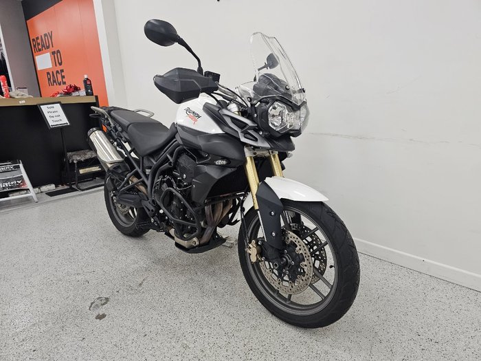 Triumph 2012 Triumph 800cc Tiger TIG800ABS White