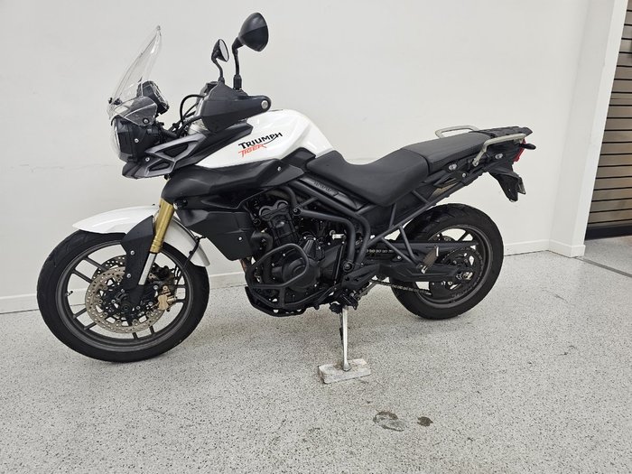 Triumph 2012 Triumph 800cc Tiger TIG800ABS White