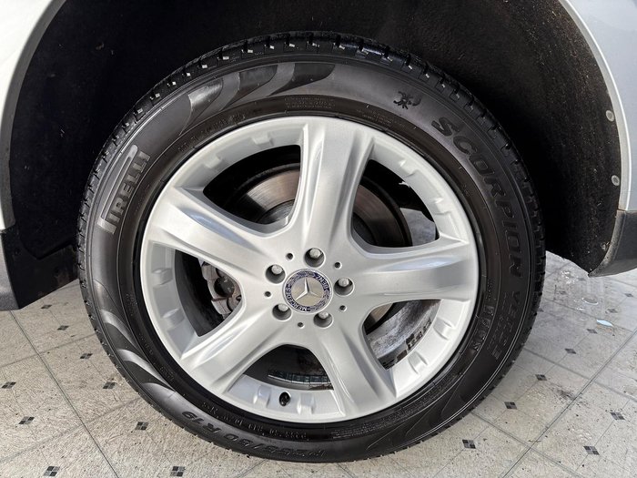2008 Mercedes-Benz M-Class ML350 Luxury W164 MY08 4X4 Constant Iridium Silver