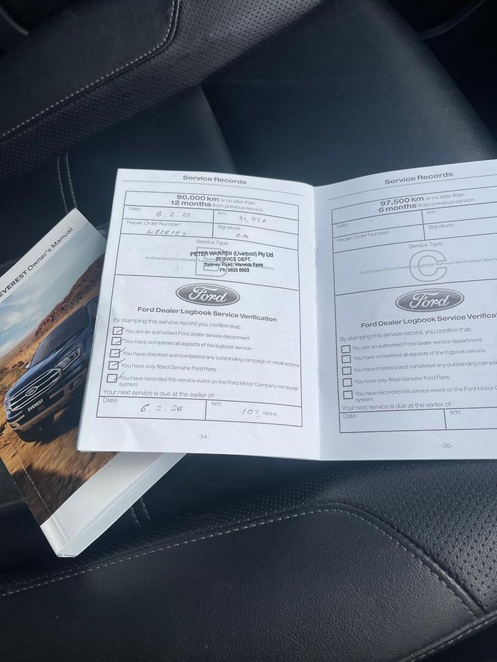 2021 Ford Everest Trend