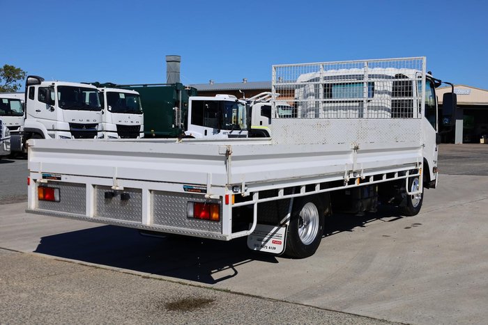 2021 Isuzu N Series NNR 45-150 Steel Tray with Drop Sides White