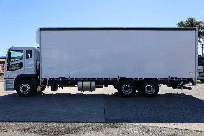 2025 Fuso Shogun FV74 360 6X4 14 Pallet Curtainsider White