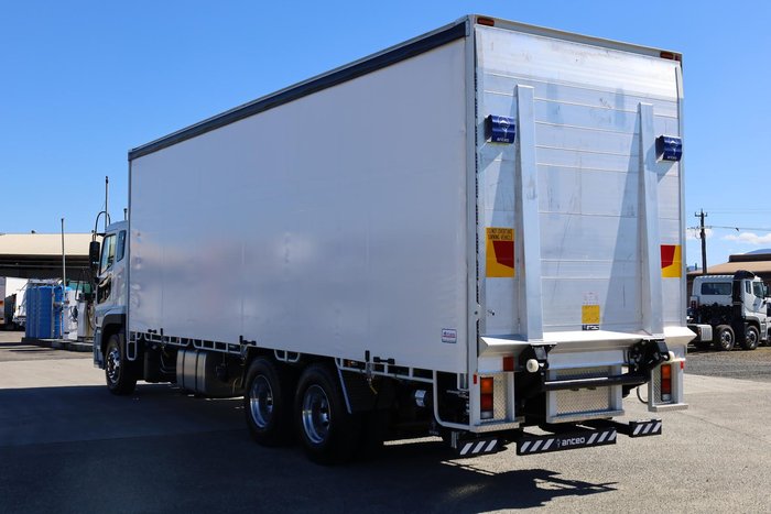2025 Fuso Shogun FV74 360 6X4 14 Pallet Curtainsider White