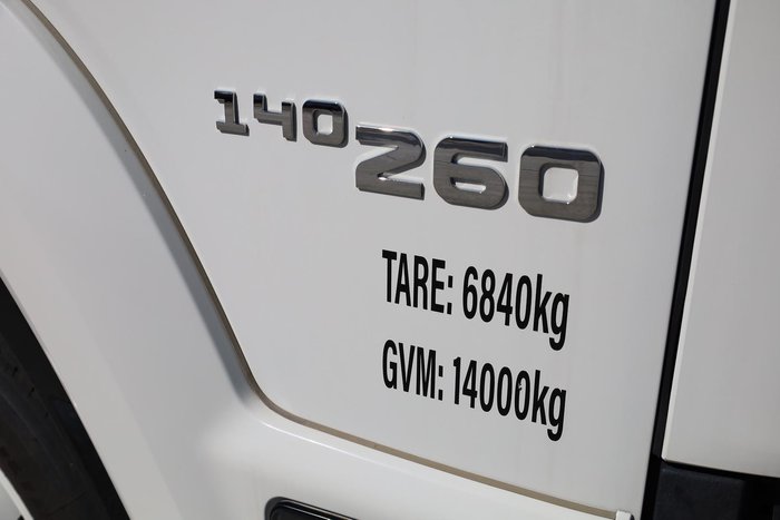 2022 Isuzu F Series FSR140-260 12 Pallet Curtainsider with Tailgate White