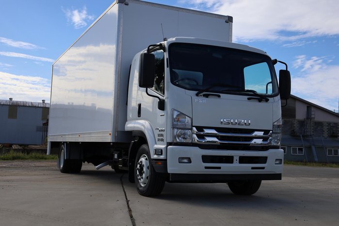 2021 Isuzu F Series FSR140-260 12 Pallet Pantech With Tailgate White