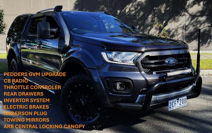 2019 Ford Ranger Wildtrak PX MkIII MY19 4X4 Dual Range Magnetic