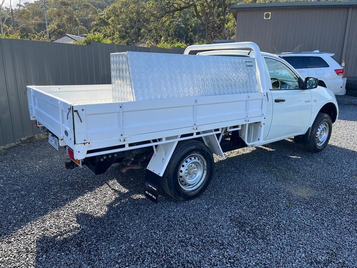 2013 Mitsubishi Triton GL MN MY14 4x2 White