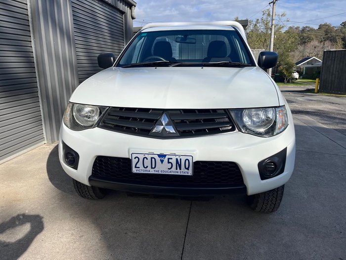 2013 Mitsubishi Triton GL MN MY14 4x2 White